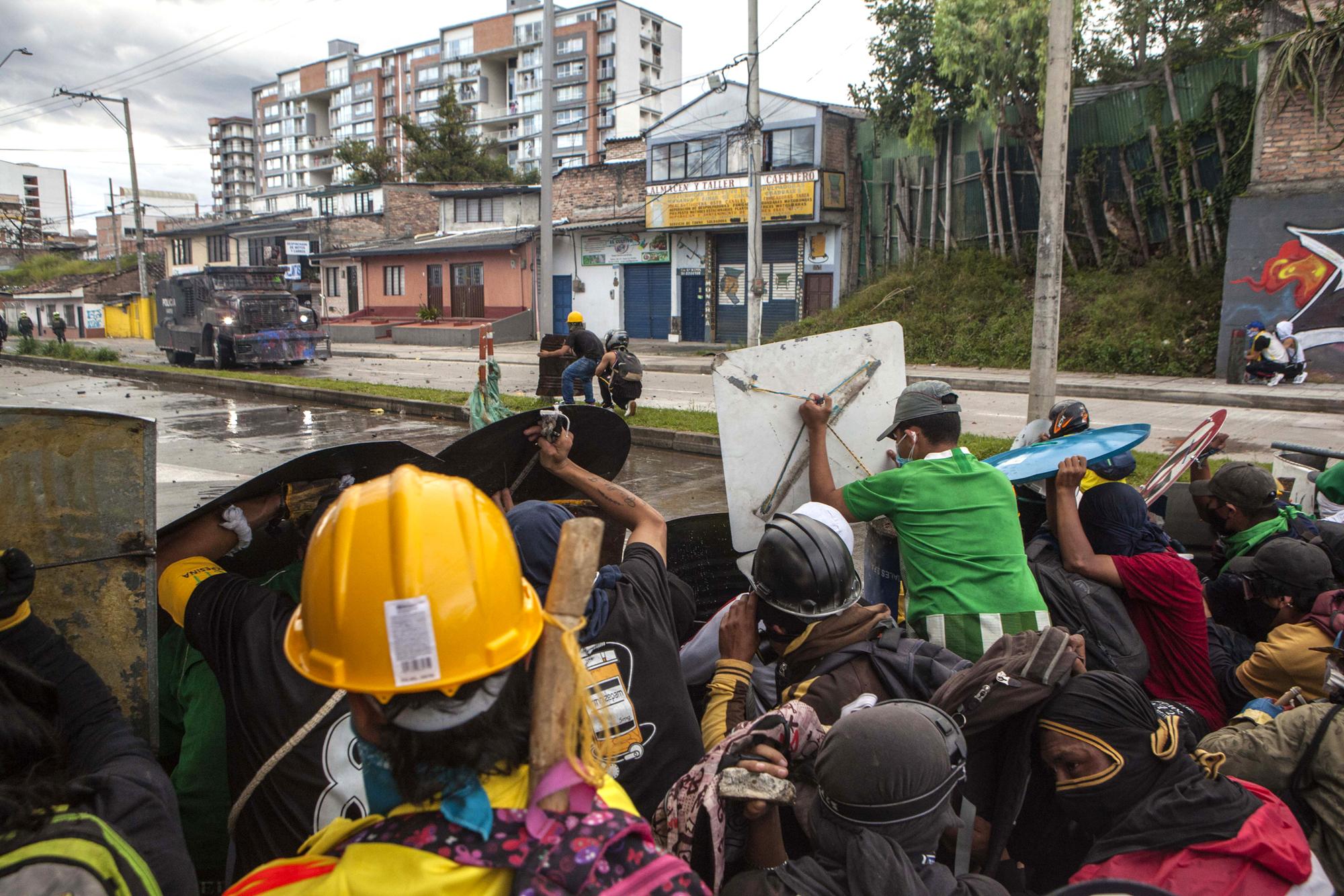 La guardia indígena del Cauca en las movilizaciones de mayo de 2021. - 4